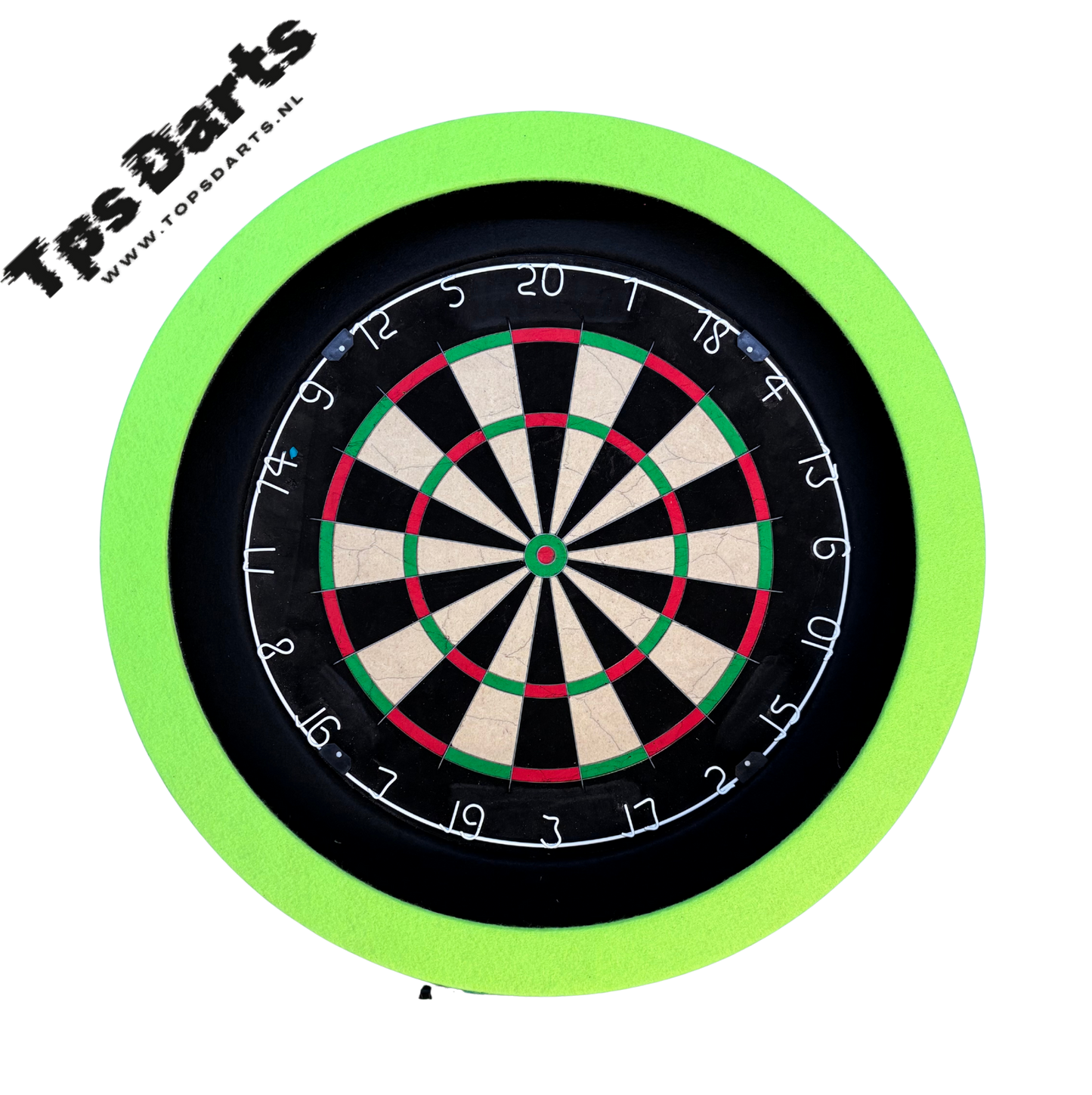 TPS Darts Surround Pure Black-Lime Green