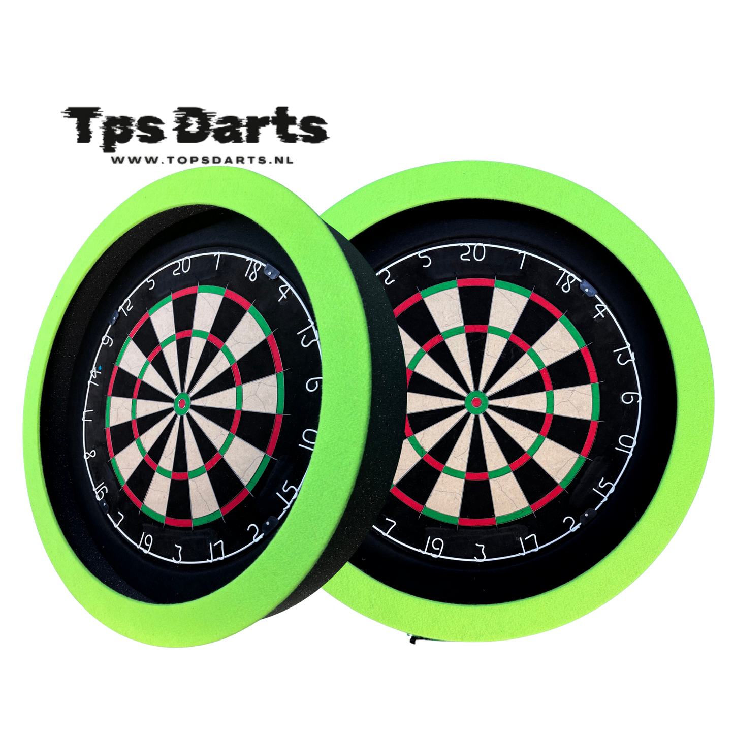 TPS Darts Surround Pure Black-Lime Green