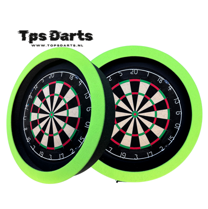 TPS Darts Surround Pure Black-Lime Green