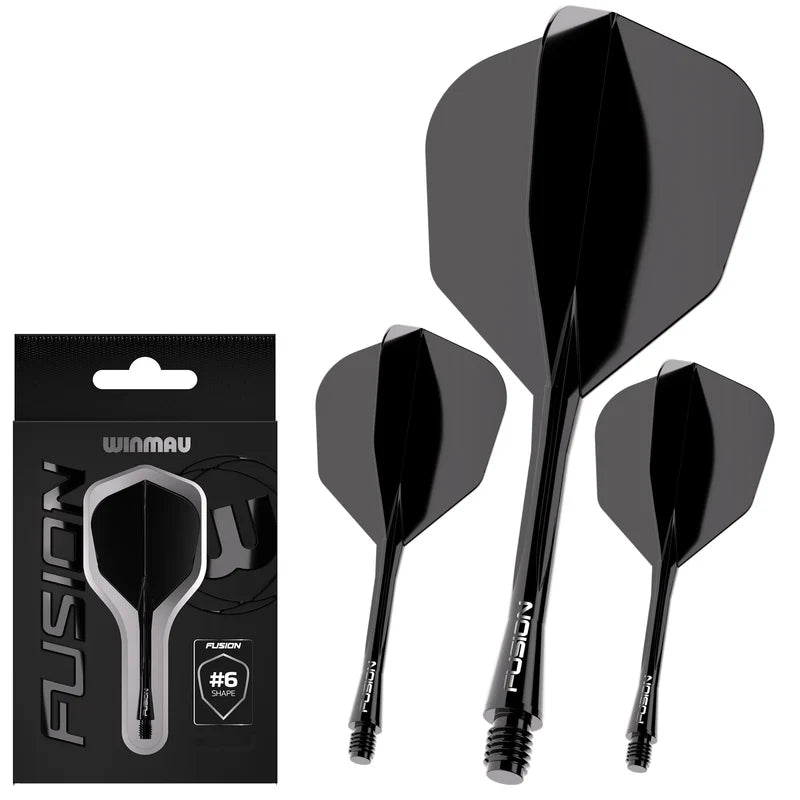 Winmau Fusion #6 transparant Black