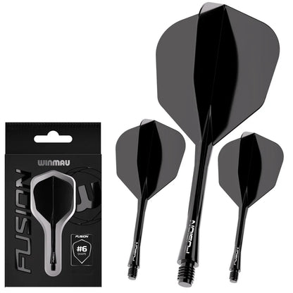 Winmau Fusion #6 transparant Black