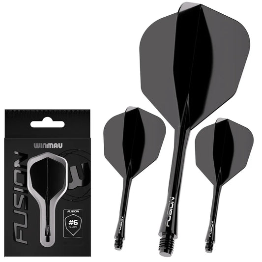 Winmau Fusion #6 transparant Black