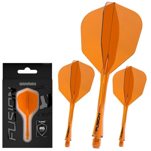 Winmau Fusion #6 transparant Orange