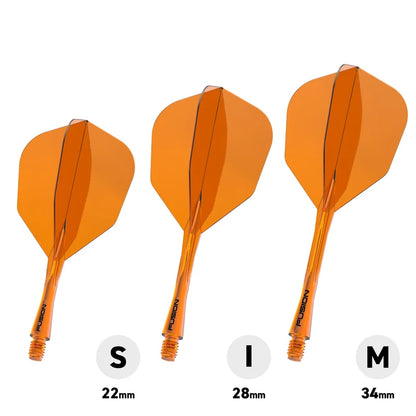 Winmau Fusion #6 transparant Orange